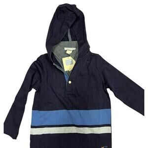 JANIE AND JACK little boys layered blue hooded top NWT SZ 3
